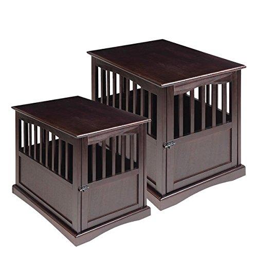 Wooden Furniture Pet Crate, Color Espresso (Large) by Casual Home