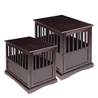 Wooden Furniture Pet Crate, Color Espresso (Large) by Casual Home