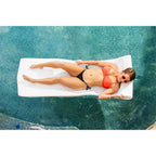 TRC Recreation Super Soft Ultra Sunsation 72" Pool Float Lounger, Metallic Blue