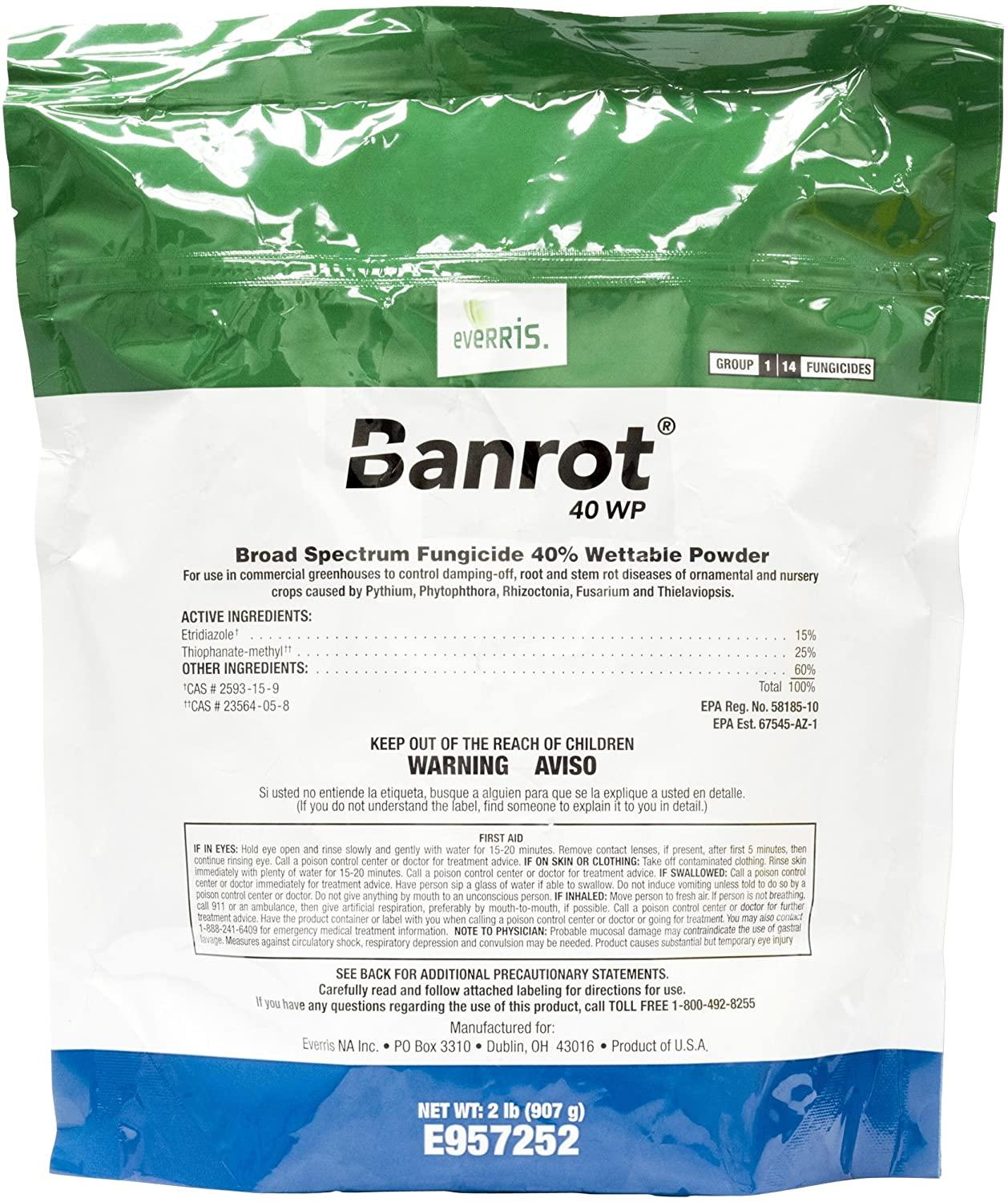 scotts banrot 40 wp 2 lb bag a broad spectrum fungicide 40% wttable powder