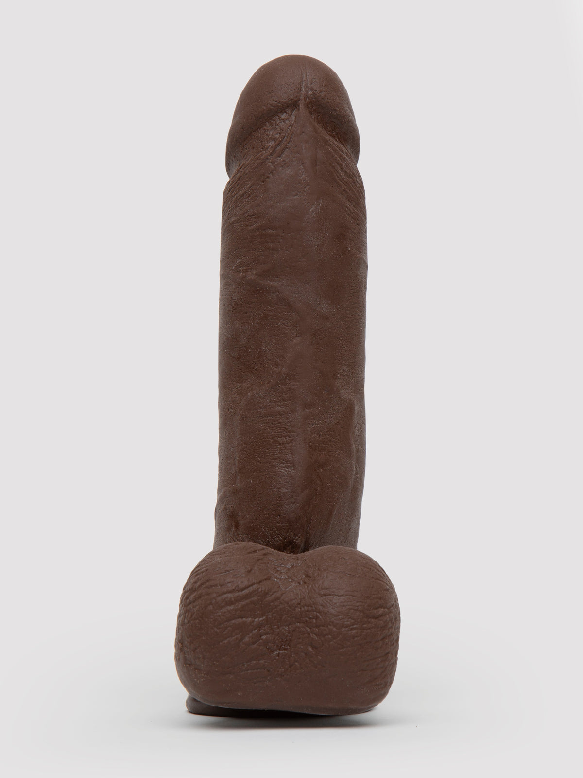 Doc Johnson The D Dual-Density Brown Girthy Realistic Dildo 7.5 Inch, Flesh Brown | Flesh Brown