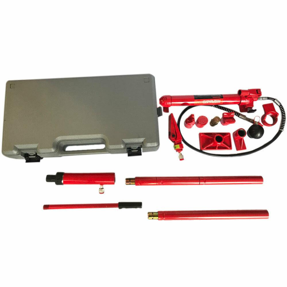 10 Ton Porta Power Hydraulic Jack Body Frame Repair Kit Auto Shop Tool Lift Ram