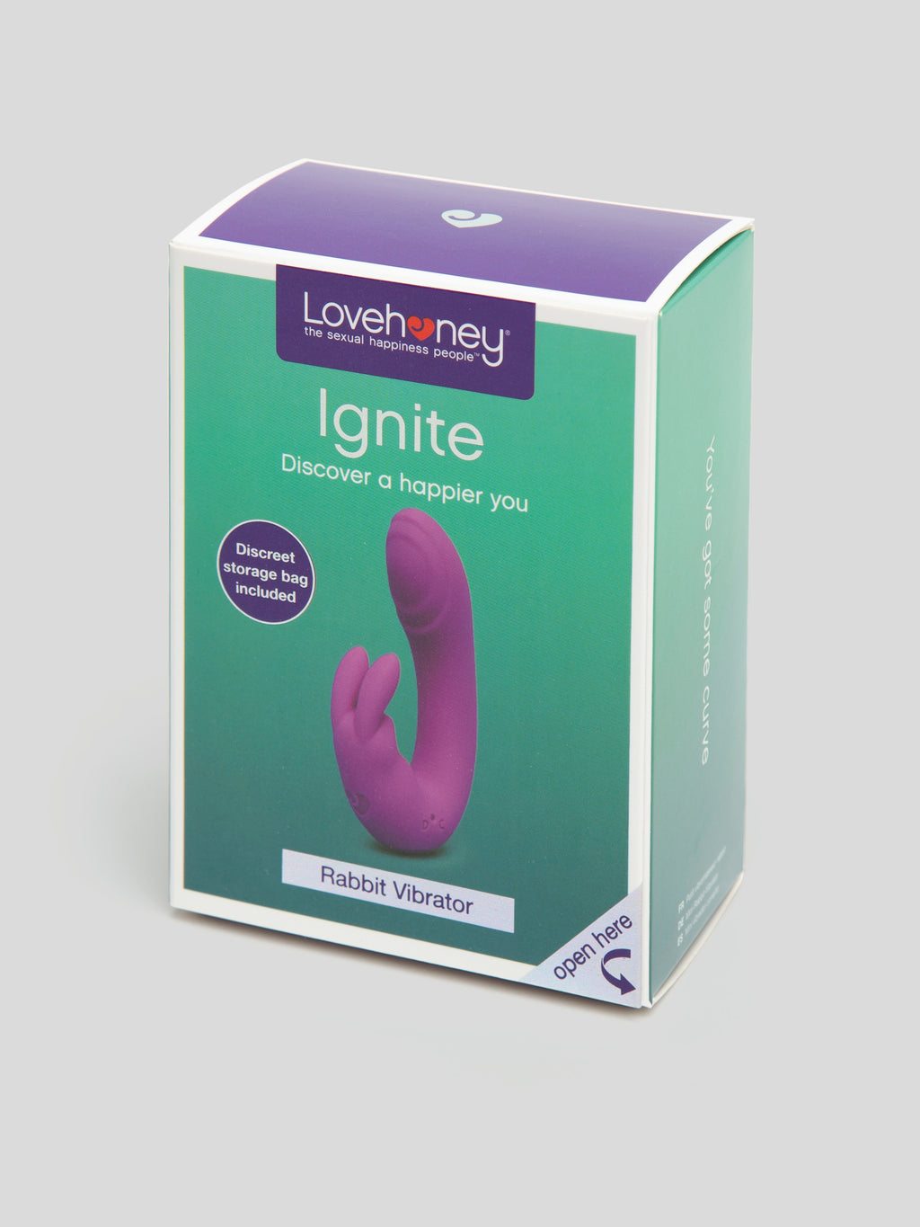 Lovehoney Ignite 20 Function Mini Rabbit Vibrator, Purple