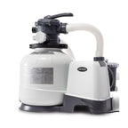 intex 2800 gph above ground pool sand filter pump w/threaded hose adapter (pair)