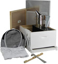 nubee 10 frame starter beehive kit - includes 1 hive body &amp; accessories