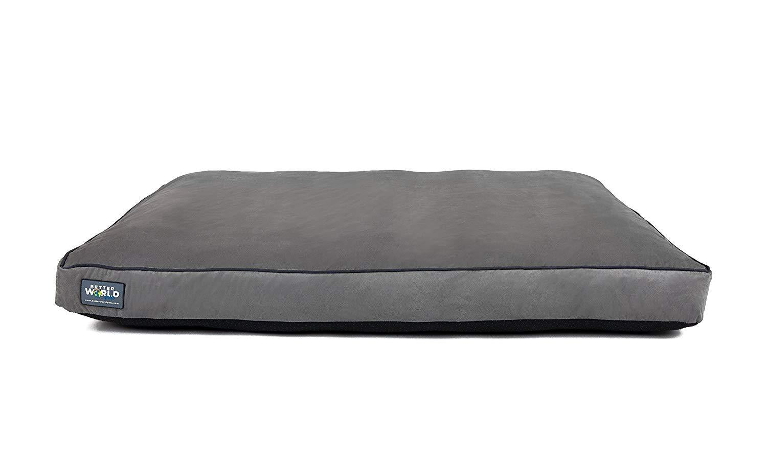 First-Quality Orthopedic Dog Bed |Pure Premium Shredded Memory Foam Ideal for Aging Dogs | Eases Pain of Arthritis &amp; Hip Dysplasia | Waterproof 180 GSM Removable Washable Cover