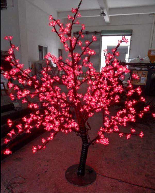 648pcs LEDs 5ft LED Christmas Light Cherry Blossom Tree Red Outdoor Use