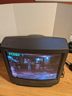 sony trinitron kv-20m40 20" crt tv retro gaming tested works