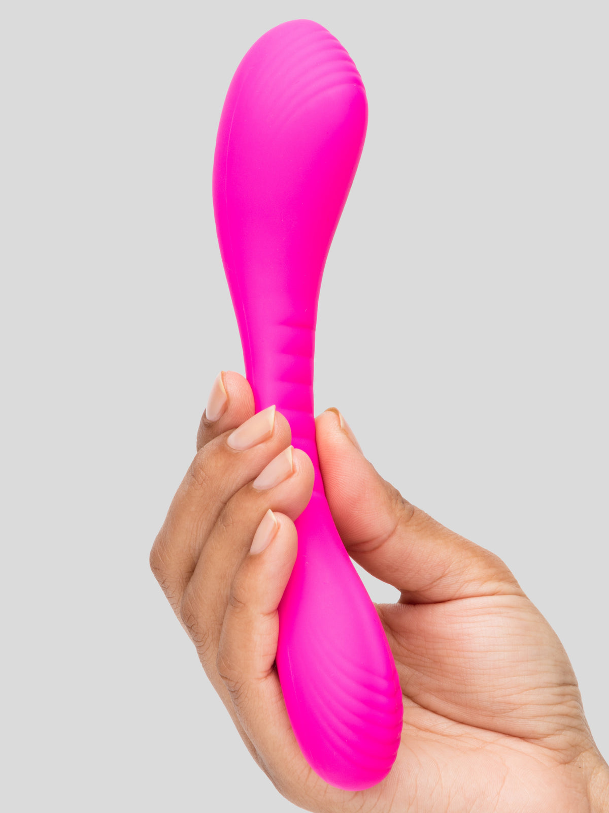 Lovense Quake App Controlled Rechargeable Dual Clitoral and G-Spot Vibrator, Pink