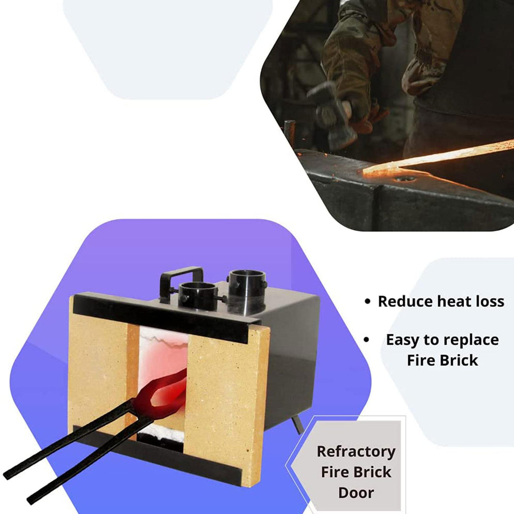Simond Store PFI-21B Propane Double Burner Rectangle Farrier Forge
