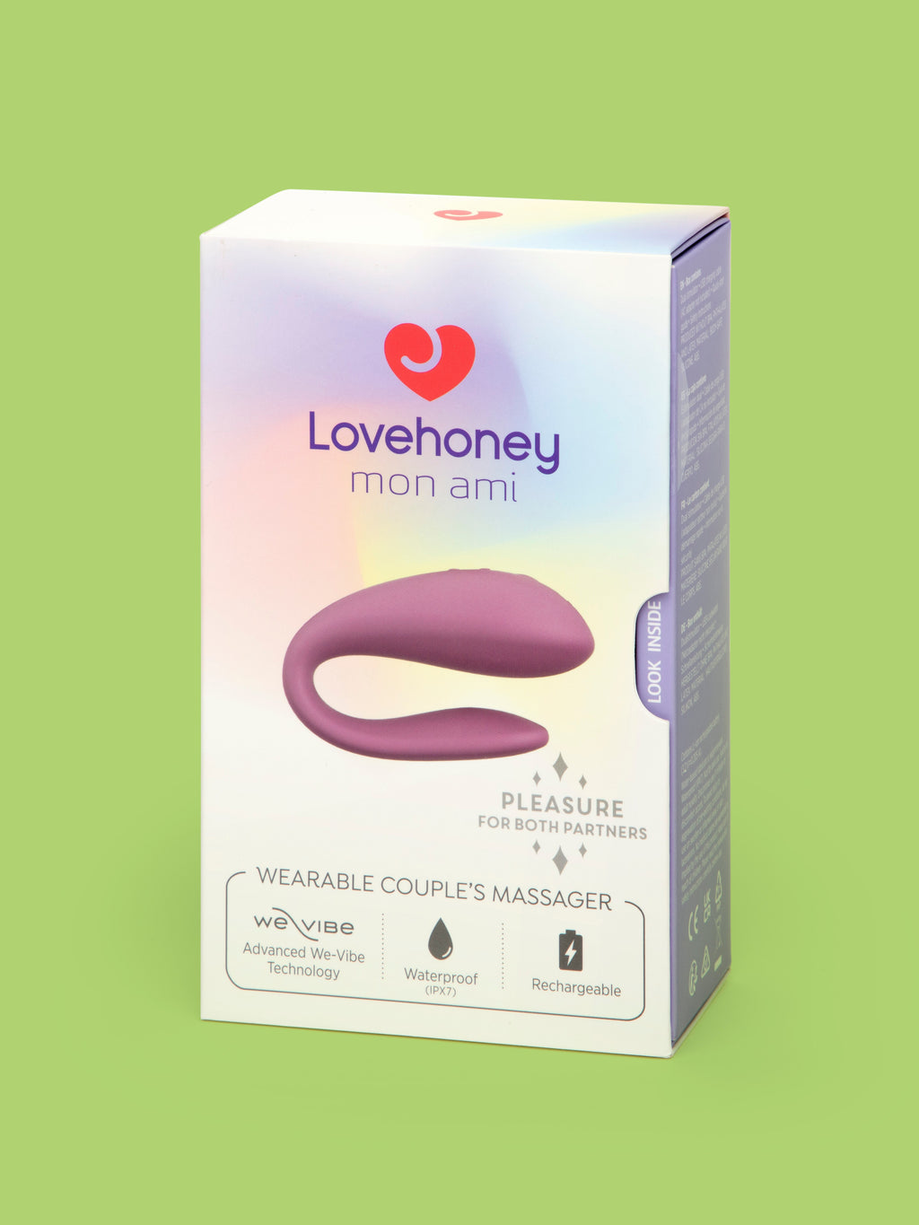Lovehoney mon ami Wearable Couple's Massager, Purple