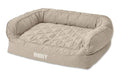 Orvis Memory Foam Couch Dog Bed/LarDogs 60-90 Lbs, Heathered Khaki,