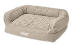 Orvis Memory Foam Couch Dog Bed/LarDogs 60-90 Lbs, Heathered Khaki,