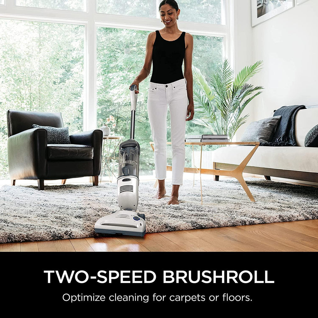 Shark SV1106 Navigator Freestyle Upright Bagless Cordless Stick Vacuum for Carpet, Hard Floor and Pet with XL Dust Cup and 2-Speed Brushroll, White/Grey