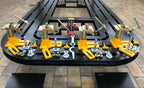 Universal HeavyDuty Auto Body Frame Machine Anchoring Clamps GERMAN NO PINCHWELD