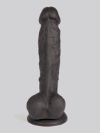 Lifelike Lover Luxe Realistic Silicone Dildo 8 Inch, Black | Black