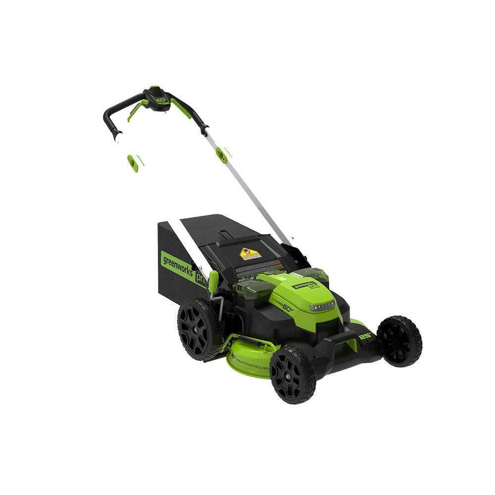 PRO 25 in. 60-Volt Cordless Battery Self Propelled Walk-Behind Lawn Mower
