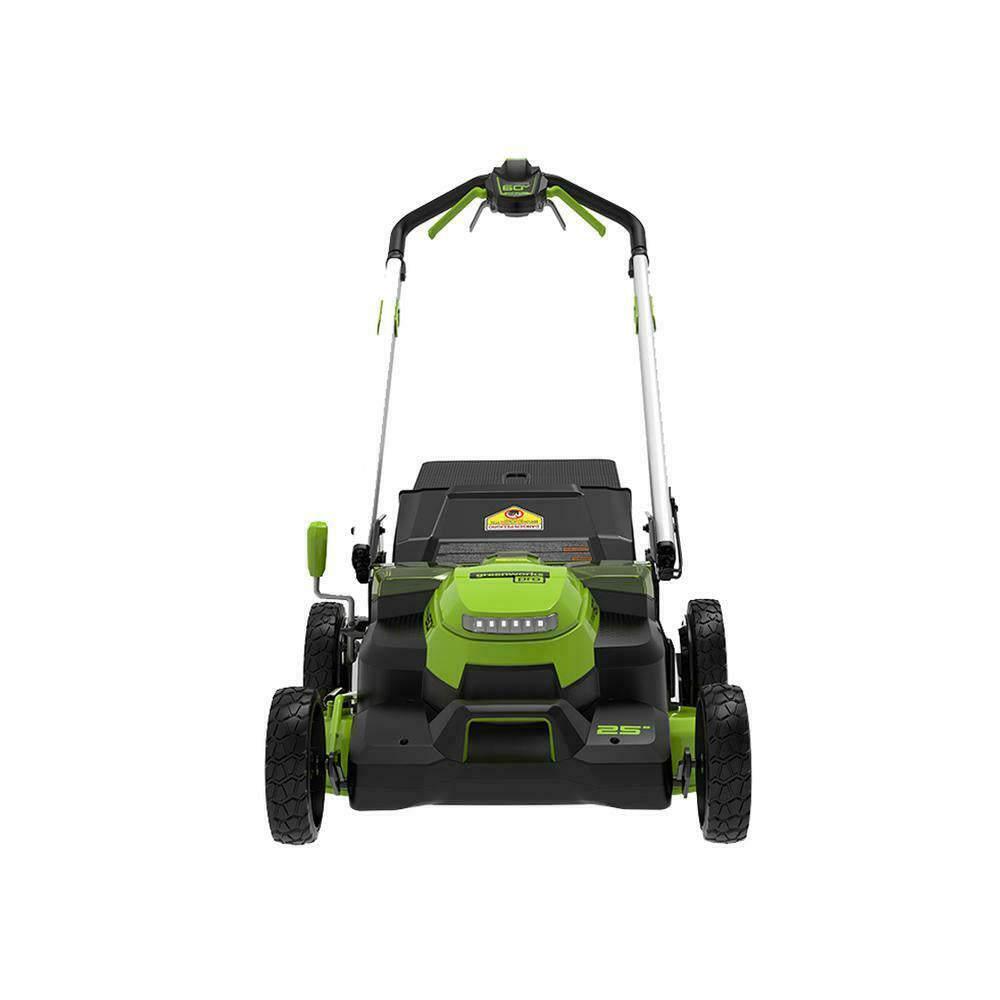 PRO 25 in. 60-Volt Cordless Battery Self Propelled Walk-Behind Lawn Mower