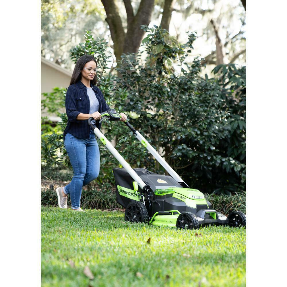 PRO 25 in. 60-Volt Cordless Battery Self Propelled Walk-Behind Lawn Mower