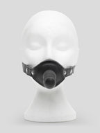 Bondage Boutique Silicone Gag with Dildo 5 Inch., Black