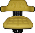trac seats yellow brand waffle style universal tractor suspension seat with tilt fits john deere 5200 5210 5300 5310 1-4 business days delivery - same or next day  - view map
