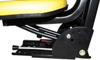 trac seats yellow brand waffle style universal tractor suspension seat with tilt fits john deere 5200 5210 5300 5310 1-4 business days delivery - same or next day  - view map