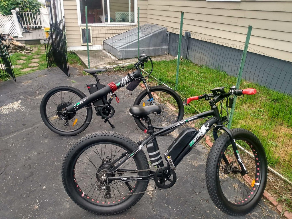 26 In. Fat Tire Wheel Snow Beach Mountain Electric Bicycle E-Riding Adult 500 W 26 In. Moped