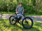26 In. Fat Tire Wheel Snow Beach Mountain Electric Bicycle E-Riding Adult 500 W 26 In. Moped