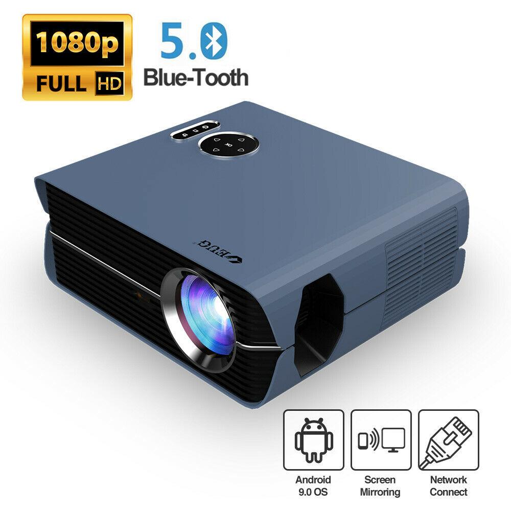 2022 android 9.0 projector native 1080p home theater bt 5.0 online vdieo game tv