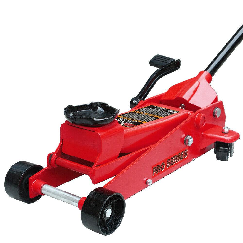 3.5 Ton (7,000 lb) Hydraulic Floor Jack w/  Lift Piston Pump and Foot Pedal