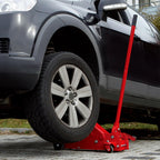 3.5 Ton (7,000 lb) Hydraulic Floor Jack w/  Lift Piston Pump and Foot Pedal