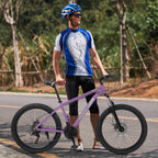 AUSPUM Youth/Adult Mountain Bike, Aluminum Frame and Disc Brakes, 26-Inch Wheels, 21-Speed, Purple