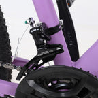 AUSPUM Youth/Adult Mountain Bike, Aluminum Frame and Disc Brakes, 26-Inch Wheels, 21-Speed, Purple
