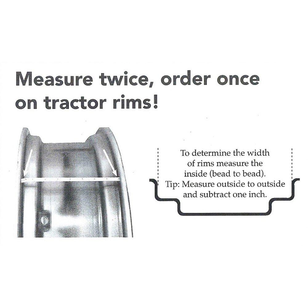 rw12286 12 x 28 6 loop rear rim fits ford tractor 600 800 2000 4000
