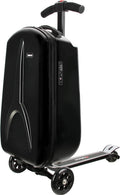 Scooter Luggage for kids and adult, 50L Boarding luggage, Light &amp; Strong Travel Luggage Carry On Suitcase Foldable Trolley Case Bags for Travel, Business and School, Black