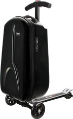 Scooter Luggage for kids and adult, 50L Boarding luggage, Light &amp; Strong Travel Luggage Carry On Suitcase Foldable Trolley Case Bags for Travel, Business and School, Black
