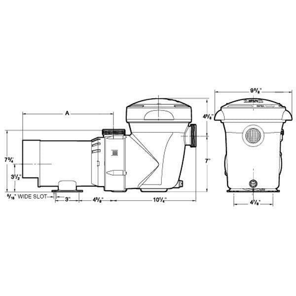 w3sp1593 - powerflo matrix 1.5 hp above ground pool pump - limited warranty