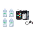 ADJ Fog Fury Jett Smoke Machine &amp; LED Lights + Eco-Fog Juice Fluid, 4 Gallons