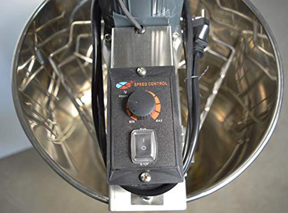 intbuying electric honey extractor 3 frame stainless steel 110v honey motorized separator beekeeping equipment