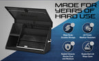 – XL450B – 36-Inch Portable  Toolbox – Multi-Tier  – 16-GauConstruction – SAE and Metric Tool Chest – Weather-Resistant Toolbox – Lock and Latching System, Black