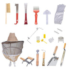 beehive starter kit 10-frame bee boxes and frames starter kit wax coated bee hives and supplies starter kit including beekeepig tools kit with beekeeping veil