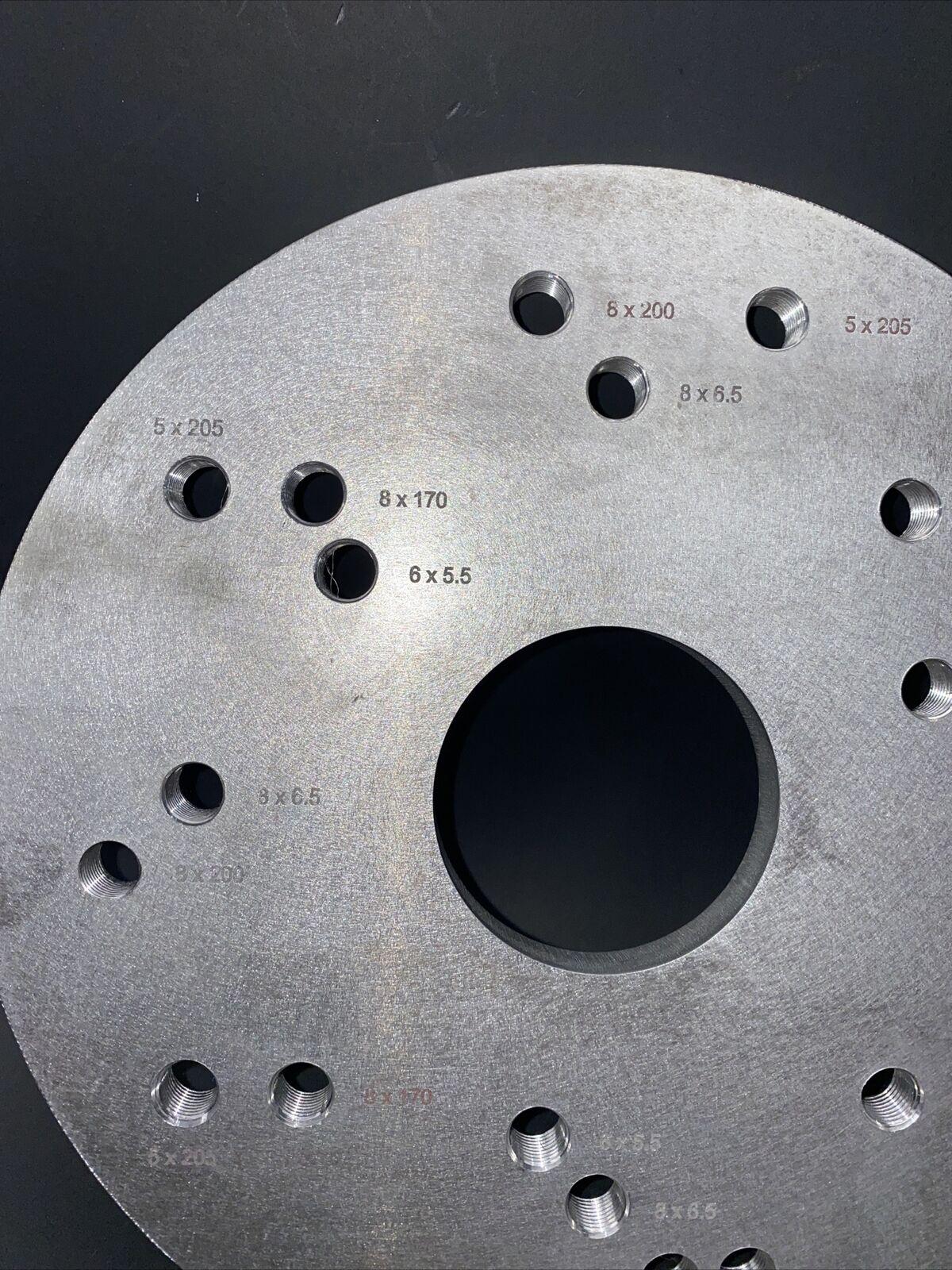 5, 6, & 8 Lug r Plate for Bubble  Machine Wheels 8 Lug Coats Bada