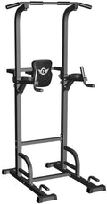 Power Tower Dip Station Pull Up Bar for Home Gym Strength Training Workout Equipment, 400LBS.