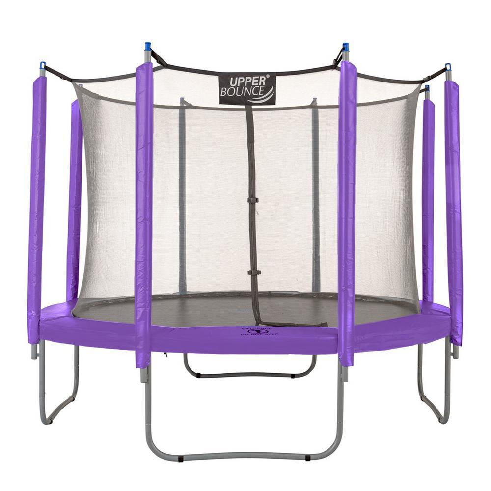 16 ft. Purple Round Safety Pad with 12-Pole Sve Protectors Trampoline Appearance Replacement Set