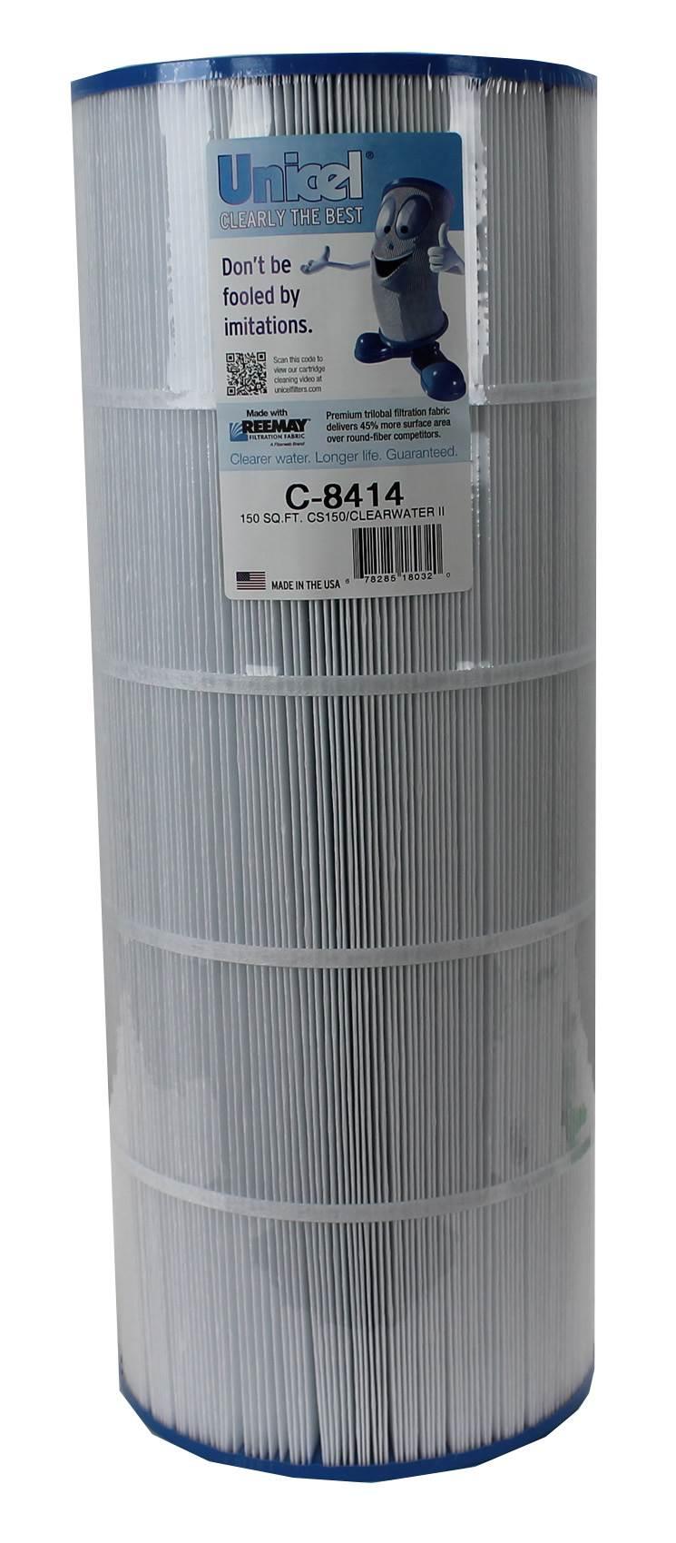 unicel replacement cartridge filter 150 sq ft waterway clearwater 150 (6 pack)