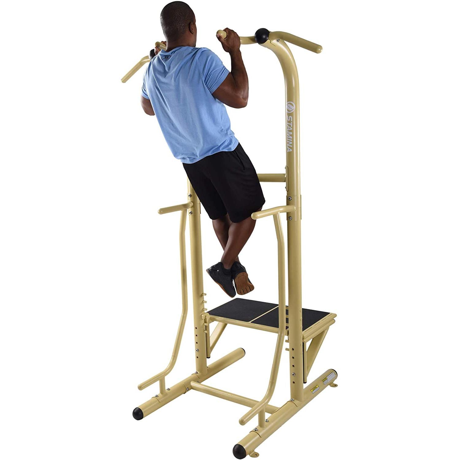 Stamina 65-1485 Weather-Resistant Outdoor Fitness Power Tower Pro Station, Gold