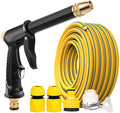 BCGT Garden Hoses Expandable Garden Hose Lawns Water Hose with High Pressure Spray Nozzle (Color : Yellow, Size : 40m)