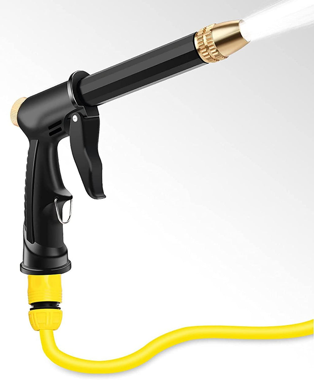 BCGT Garden Hoses Expandable Garden Hose Lawns Water Hose with High Pressure Spray Nozzle (Color : Yellow, Size : 40m)