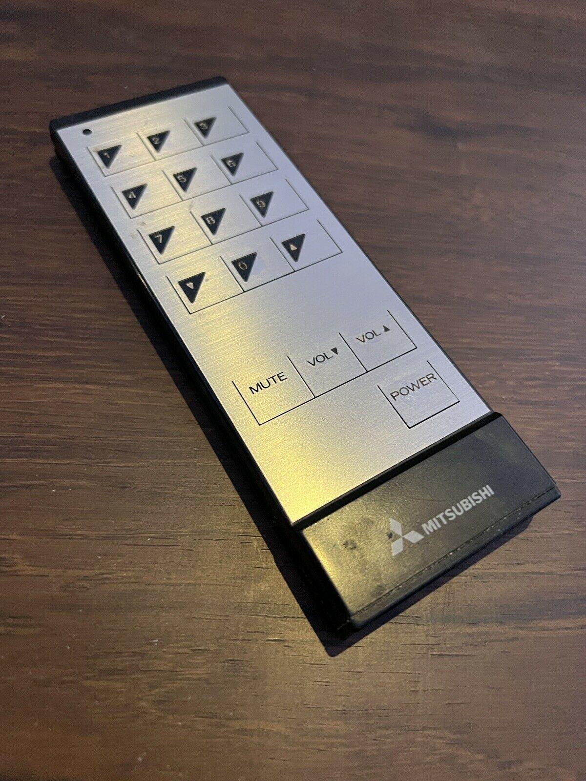 vintage 1985 mitsubishi mino box tv vintage television remote control paperwork