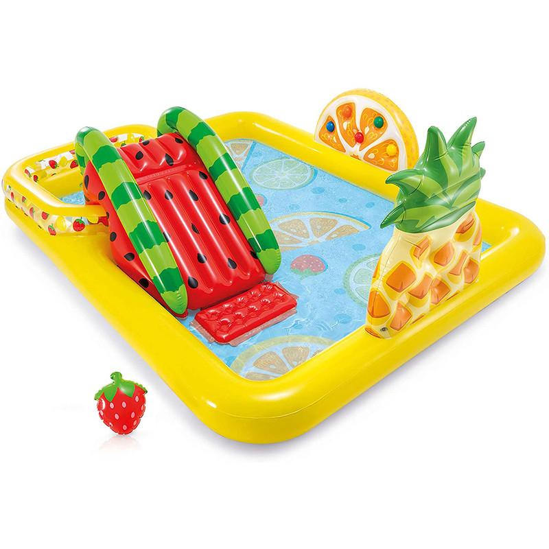 Seaich - Fruity Fun Retail - Fruity Fun Inflatable Kids Pool, Multi color, PVC